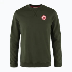 Bluza męska Fjällräven 1960 Logo Badge Sweater deep forest