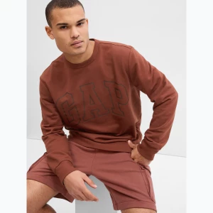 Bluza męska GAP Logo Crewneck burnt russet