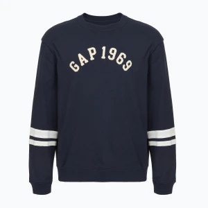 Bluza męska GAP Logo Piping Crewneck blue navy