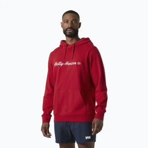 Bluza męska Helly Hansen Core Graphic Hoodie red