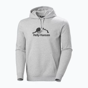 Bluza męska Helly Hansen Nord Graphic Pull Over Hoodie grey melang