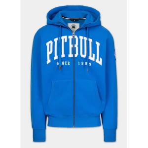 Bluza męska Hooded Zip Norton Pitbull West Coast Szary