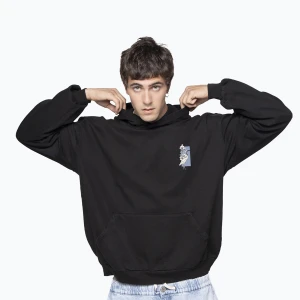 Bluza męska Kaotiko Koi z kapturem black