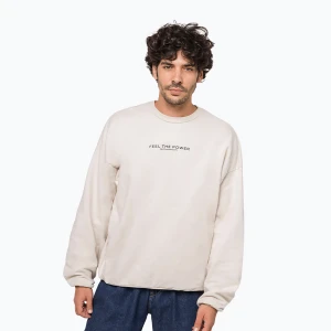 Bluza męska Kaotiko Washed Feel the Power ivory