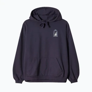 Bluza męska Kaotiko Washed Trust Your Intuition dark lilac