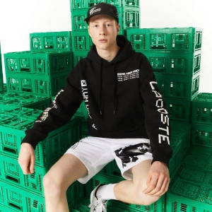 Bluza Męska L!Ve X Minecraft Luźny Krój Kapturem LACOSTE