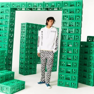 Bluza Męska L!Ve X Minecraft Luźny Krój Kapturem Lacoste