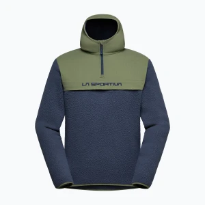 Bluza męska La Sportiva Guidance Sherpa Hoody night sky / cypress Granatowy