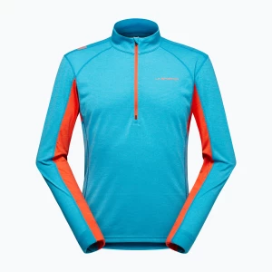 Bluza męska La Sportiva Swift Longsleeve tropic blue/ cherry tomato