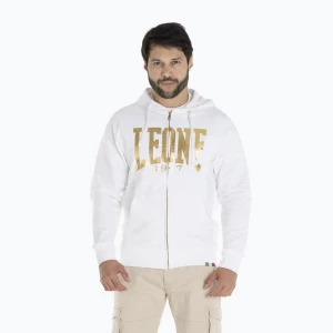 Bluza męska LEONE 1947 Gold Hoody optic white