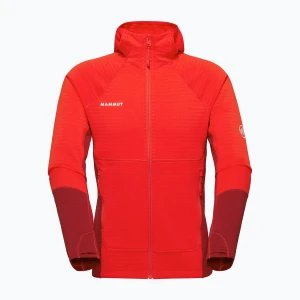 Bluza męska Mammut Taiss ML Hooded mammut red/dark mammut