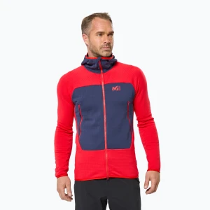Bluza męska Millet Fusion Grid Hoodie red