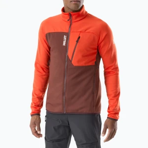 Bluza męska Millet Seneca Fleece truffle / paprika Pomarańczowy