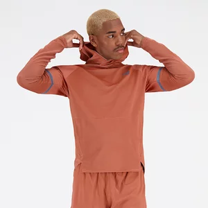 Bluza męska New Balance MT31289MHY - pomarańczowe