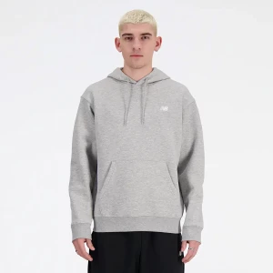 Bluza męska New Balance Small Logo French Terry Hoodie athletic grey