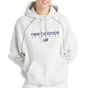 Bluza męska New Balance Trackside Fleece MT611629AHH - szara