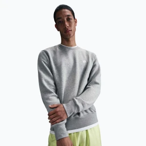 Zdjęcie produktu Bluza męska Nike Club Fleece Crew dark grey heather/white