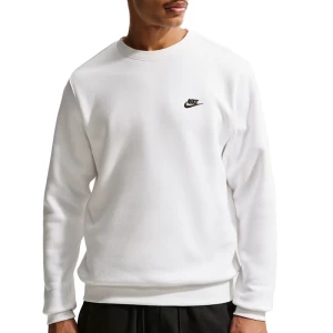 Bluza męska Nike Club French Terry Crew FN3886-100 - biała