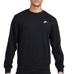 Bluza męska Nike Club French Terry Crew FN3888-010 - czarna