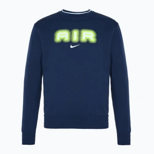 Bluza męska Nike Sportstwear Air Crew-Neck midnight navy / volt