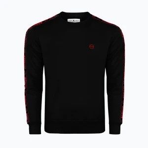 Bluza męska Octagon Stripe black/red