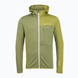 Bluza męska ORTOVOX Fleece Light Grid Hooded wild herbs