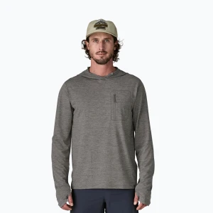 Bluza męska Patagonia Capilene Cool Sun Hoody forge grey / noble grey x-dye