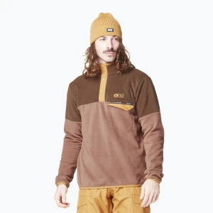 Bluza męska Picture Arcca 1/4 Fleece cocoa brown/chicory coffee