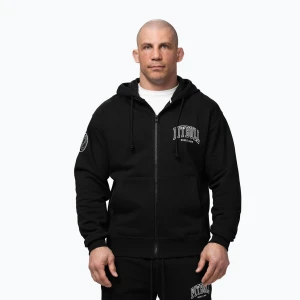 Bluza męska Pitbull Badger Hooded Zip black