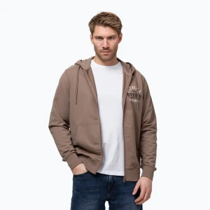 Bluza męska Pitbull Bloodline 2 Sweatshirt Zip Hooded brown savana