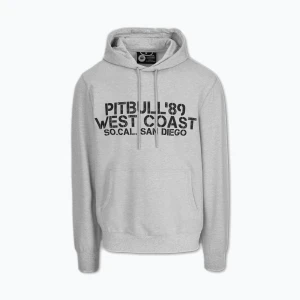 Bluza męska Pitbull Driving Hooded Sweatshirt grey/melange