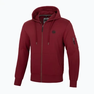 Bluza męska Pitbull Everts Hooded Zip burgundy