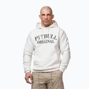 Bluza męska Pitbull Midnight Sweatshirt Hooded off white