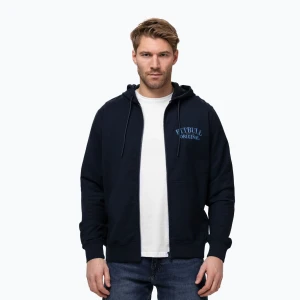Bluza męska Pitbull Midnight Sweatshirt Zip Hooded dark navy Granatowy