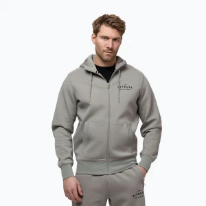 Bluza męska Pitbull Sampson Hooded Zip Sweatshirt grey/harbour