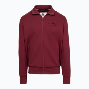 Bluza męska Pitbull Sampson Zip burgundy