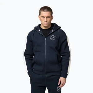 Bluza męska Pitbull San Diego Ca Hooded Zip dark navy / red Granatowy
