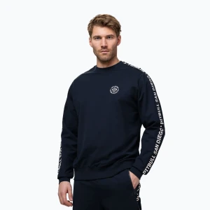 Bluza męska Pitbull Tape Parker Crewneck dark navy