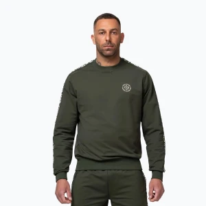 Bluza męska Pitbull Tape Parker Crewneck old green
