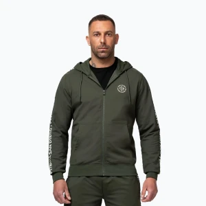Bluza męska Pitbull Tape Parker Hooded Zip old green
