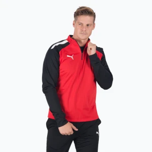 Bluza męska PUMA Teamliga 1/4 Zip Top red/puma black