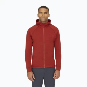 Bluza męska Rab Nexus Hoody tuscan red