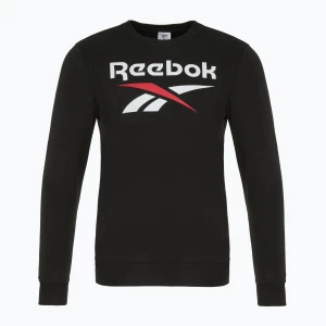 Bluza męska Reebok Identity Big Logo Fleece Crew black/white/vector red