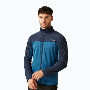 Bluza męska REGATT Highton Full Zip Midlayer olympian blue/navy REGATTA