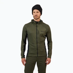 Bluza męska Rossignol Blackside Mix Full Zip Hoodie Fleece olive shadow