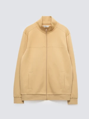 Bluza męska rozpinana ze stójką beżowa Wlador 801 BIG STAR