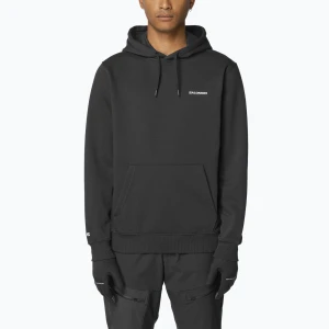 Bluza męska Salomon Chest Logo Hoodie deep black