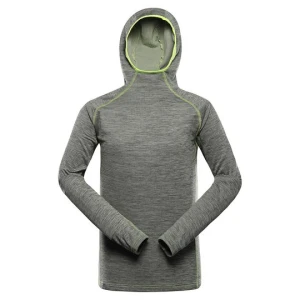 Bluza męska sportowa z kapturem Rolt khaki Alpine Pro