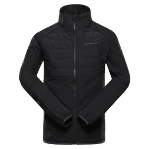 Bluza męska sportowa z wełną merino Gerl czarna Alpine Pro