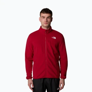 Bluza męska The North Face 100 Glacier Full Zip garnet red